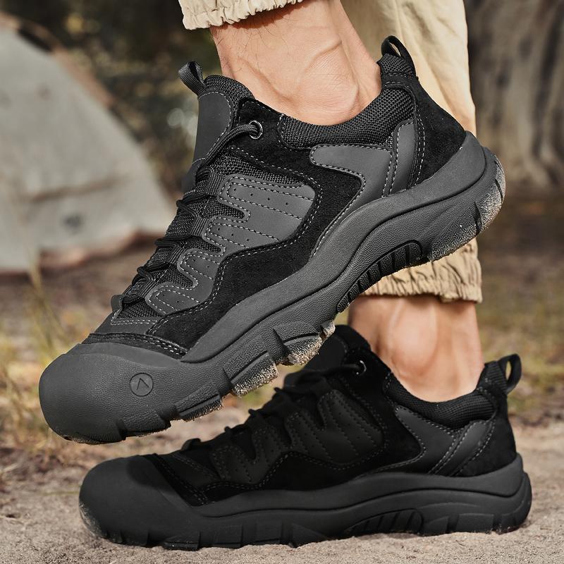 Замшевая кожаная походная обувь для мужчин кроссовки походная обувь для путешествий скалолазание повседневная обувь мужская нескользящая походная обувь для мужчин