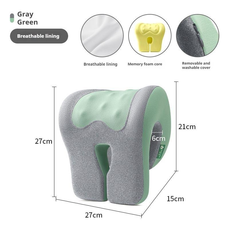 Подголовник для офисного кресла Подушка для поддержки головы, шеи, плеч Эргономичная подушка для облегчения боли в шее с эффектом памяти для путешествий Подушка для сна