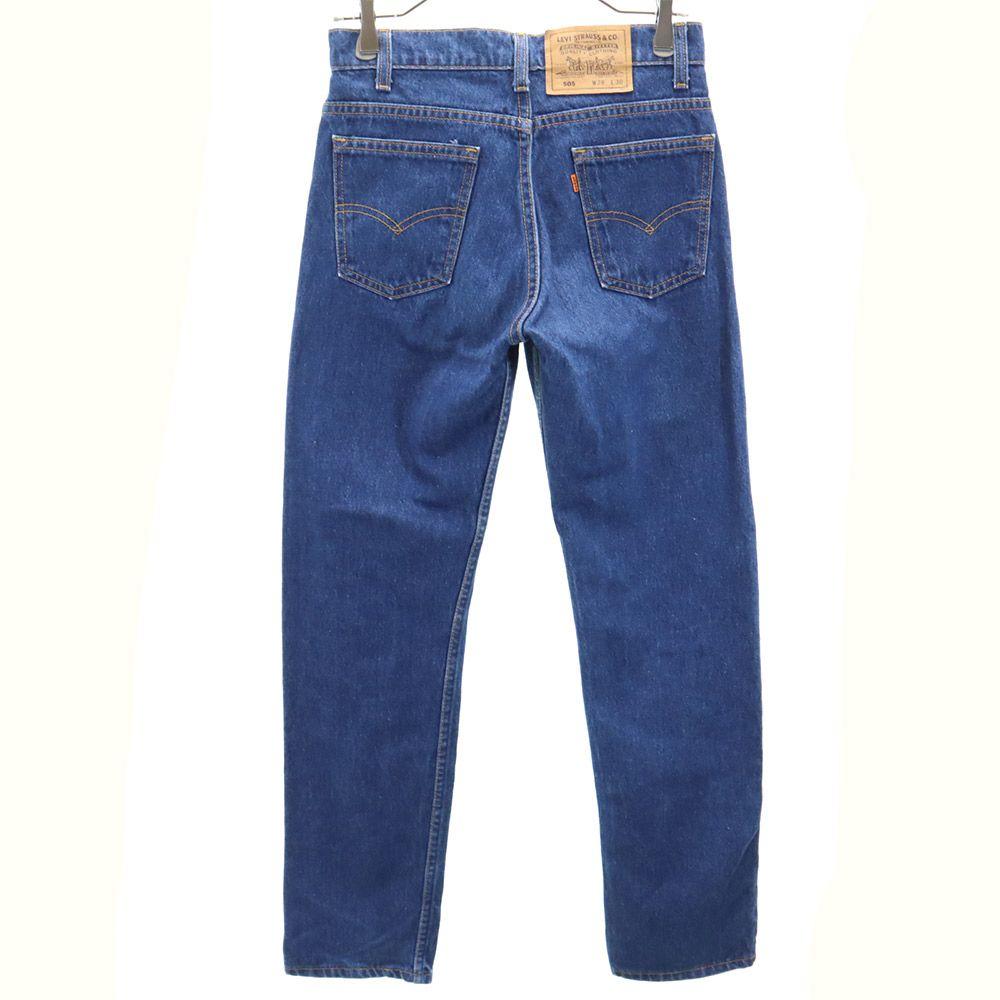 Levi's Джинсы 90-х 505 Сделано в США Прямые джинсовые брюки w28 Мужские Б/у