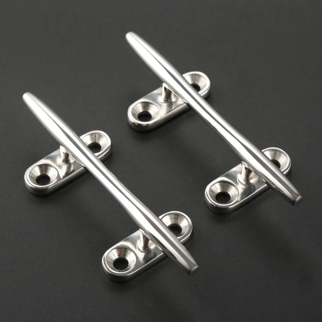 Cleats Boat Cleats Set of 2 Marine Grade 316 Stainless Steel Small Marine Boat