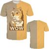 Trend 3D Kabosu Shiba Inu Printed T Shirts Funny Doge Graphic T-shirt Harajuku Fashion Casual Streetwear Cute Tops Tee Shirts