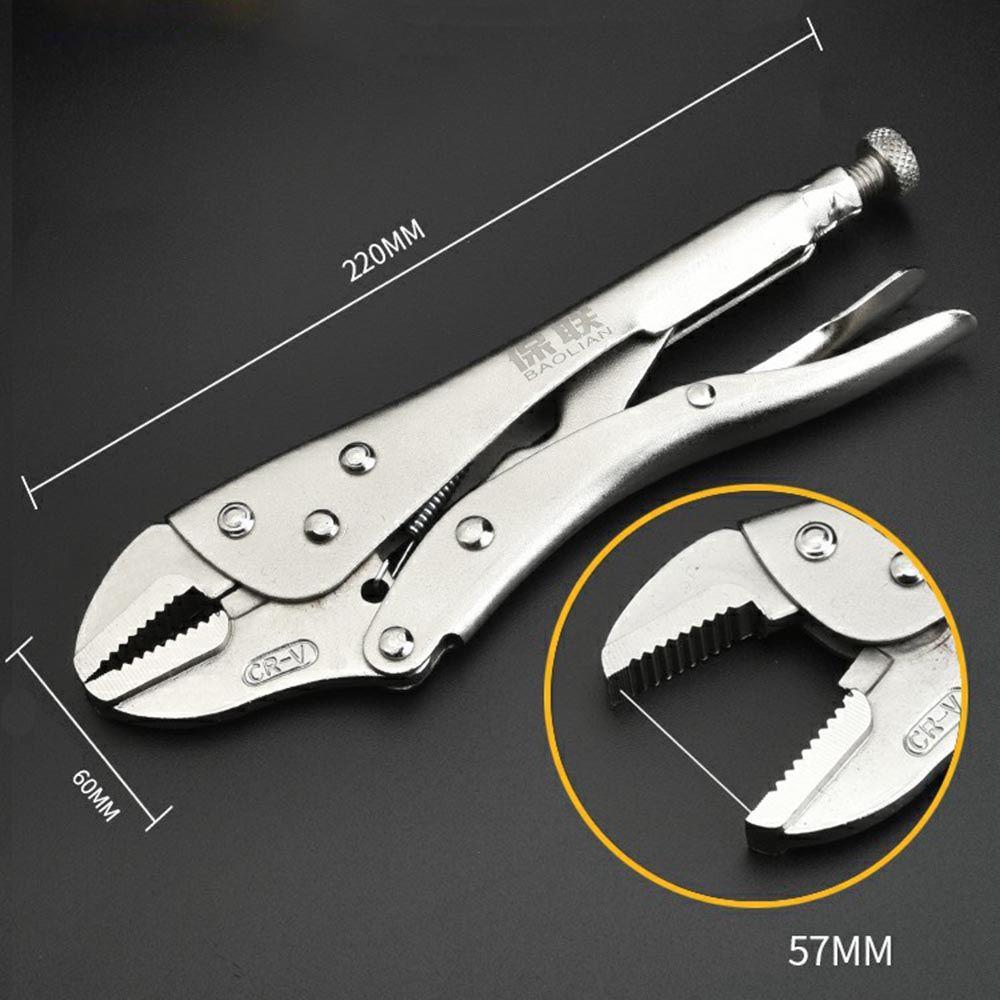Hardware Clamp Tool Long Nose Locking Pliers Curved Hand Tools Straight Jaw
