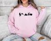 Autumn And Winter, Fun Black Cat Pattern, Printed Long-Sleeved Top Trendy Fashion Women'S Hooded Sweater