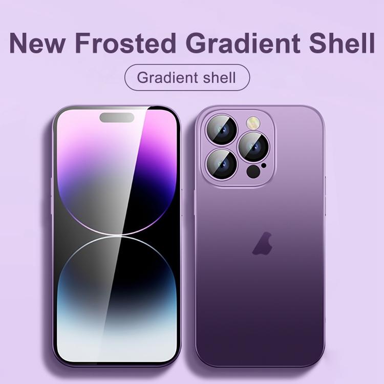 For iPhone 13 Pro Max Skin Feel Frosted Gradient Phone Case