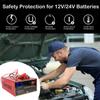 EU/US Plug Автомобильное зарядное устройство для аккумулятора Светодиодный экран Зарядное устройство для аккумулятора мотоцикла 12 В/24 В для внедорожника, грузовика, лодки, мотоцикла