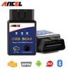 ANCEL ELM327 V1.5 Bluetooth OBD2 сканер автомобильный диагностический инструмент проверка кода неисправности двигателя мини-адаптер OBDII ODB2 для Android