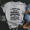 My Daughter Is Angel Print Unisex T Shirt Short Sleeve O Neck Loose Unisex Tshirt Ladies Tee Shirt Tops Clothes Camisetas Mujer