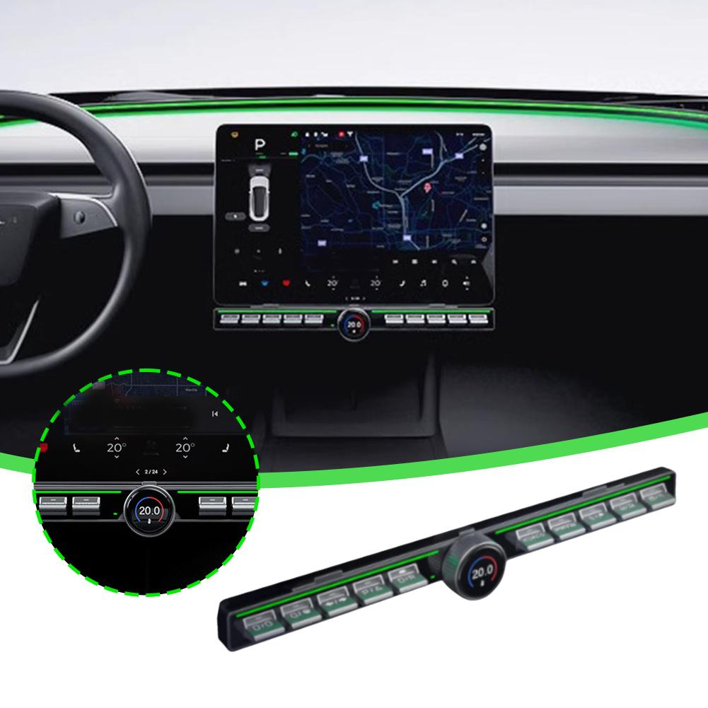 Для Tesla Центральный экран управления Физическая кнопка Правый руль 3-в-1 ЖК-ручка Оригинальная автоматическая система Многофункциональный контроллер