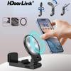 HdoorLink Вращающийся многофункциональный держатель для телефона с поворотом на 360°, регулируемая подставка для магнитного автомобильного держателя телефона, складное крепление-крючок