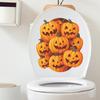 Halloween Pumpkin Bathroom Toilet Toilet Atmosphere Decoration Stickers
