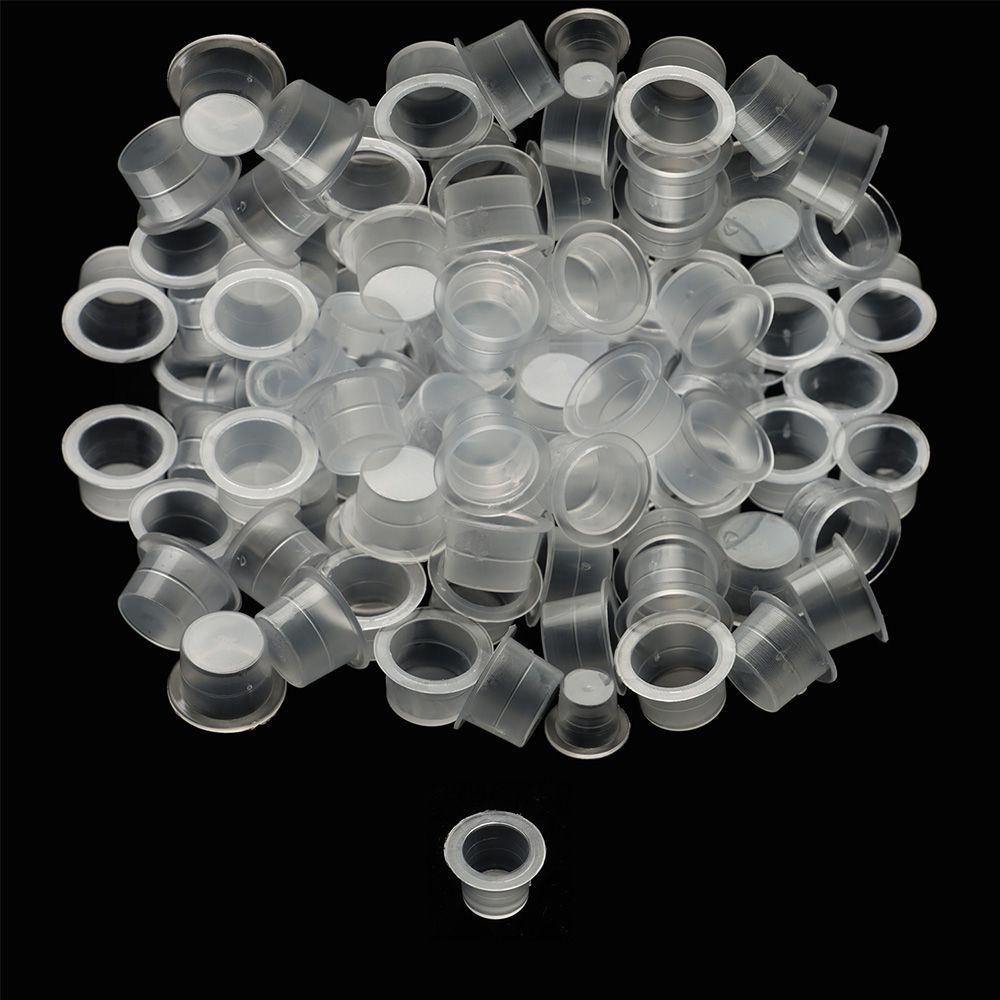 Large Medium Small Makeup Container Holder Pigment Cup Plastic Cups Disposable Tattoo Ink Caps