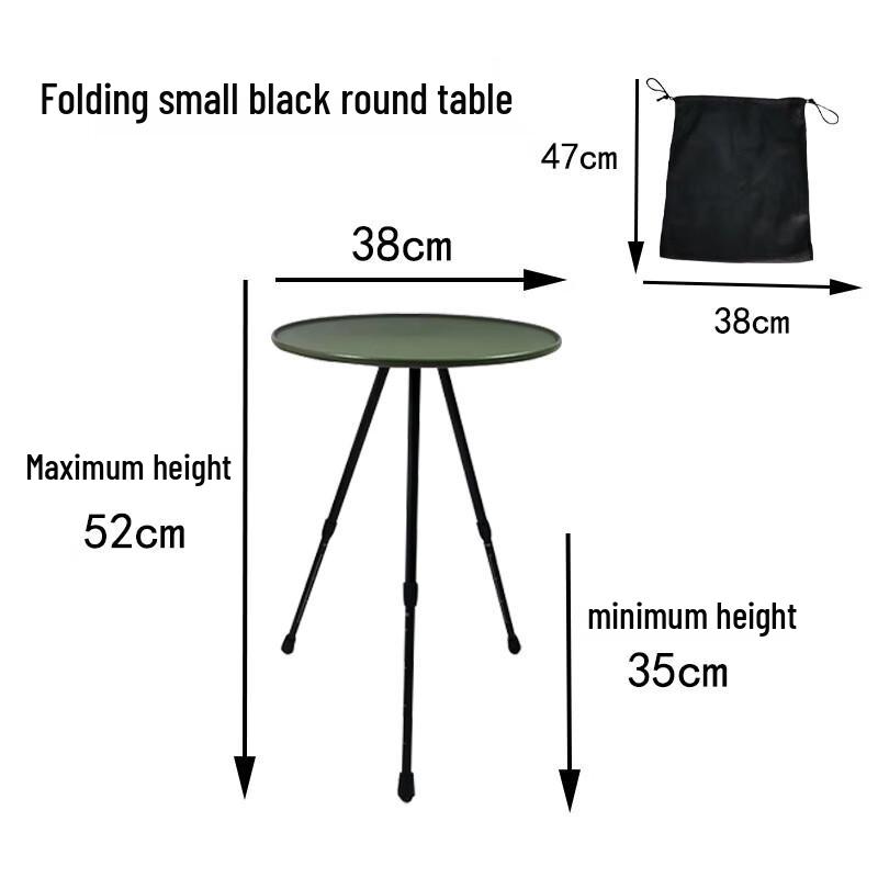 Portable Lightweight Adjustable Camping Table