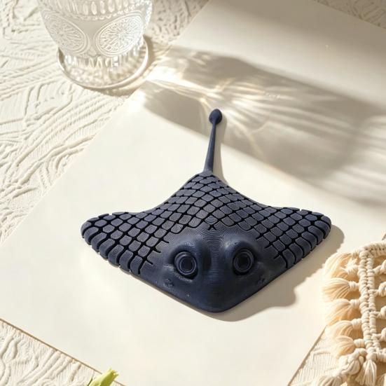 3D-печатная скат-манта, игрушка-антистресс, шарнирная фигурка ската-манты, гибкая фигурка морского животного, украшение для стола для дома и офиса