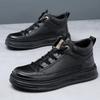 Модные мужские ботинки зима 2024 весна осень зимние ботинки мужские натуральная кожа платформа модные хлопок Keep Warm мужские ботильоны женские