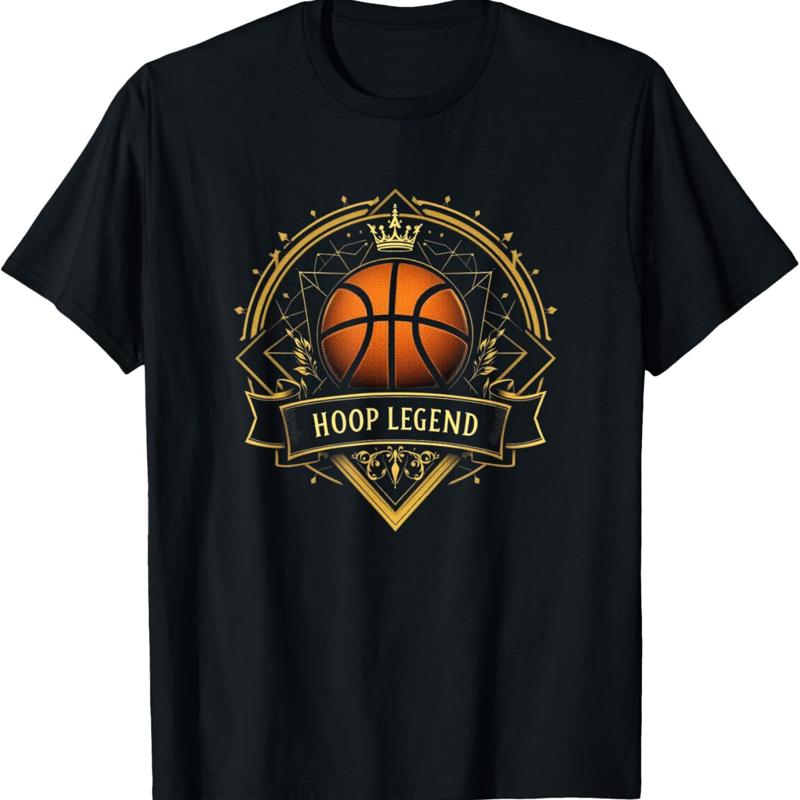 Basketball Hoop Legend Crown T-shirt