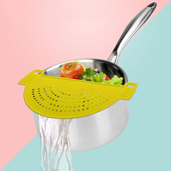 Силиконовая решетка для кастрюль, сковородок, мисок, многоразовый универсальный фильтр, макароны, спагетти, говяжий фарш, жир, овощи, незаменимая вещь на кухне