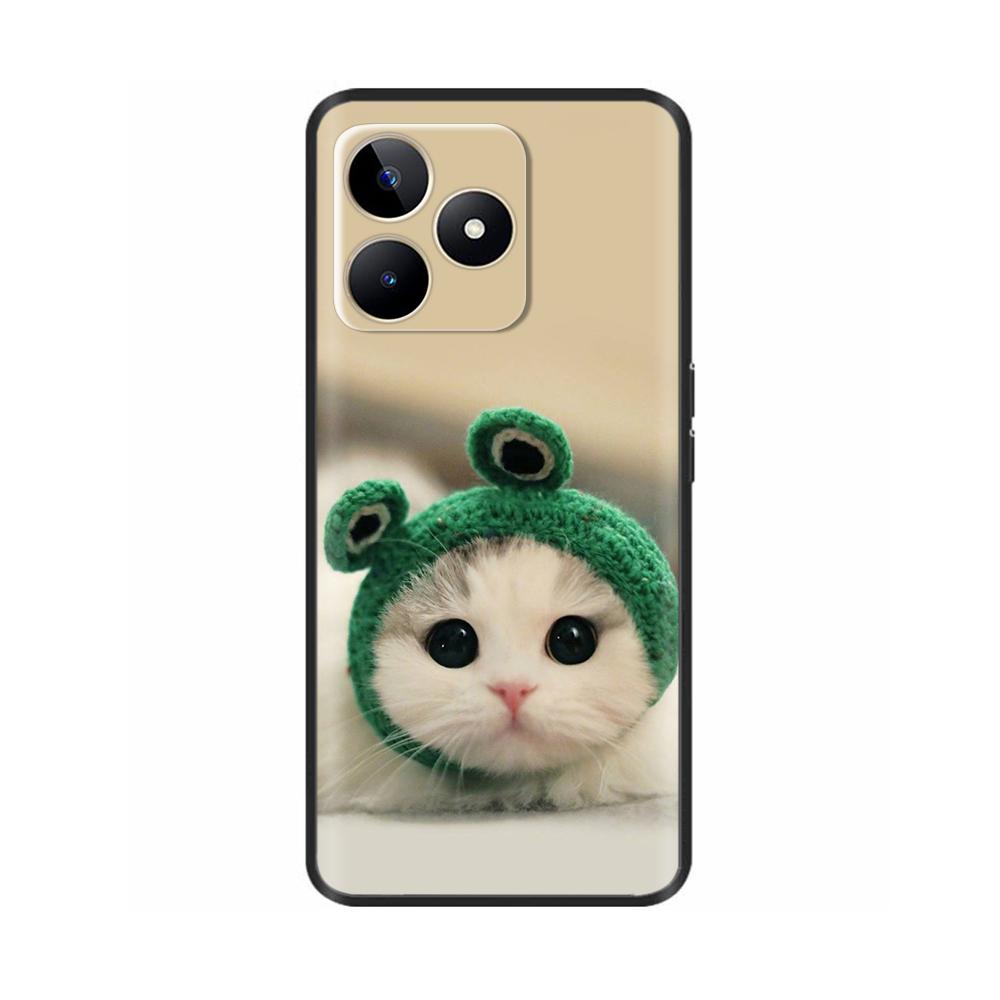 Чехол для OPPO Realme C53 Милый Мультяшный Чехол для Телефона Для Realme C53 C 53 Чехол Мягкий Силикон ТПУ Задние Чехлы Для Realme C53 Fundas