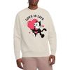 Felix The Cat Unisex Adult Love Is Life Sweatshirt