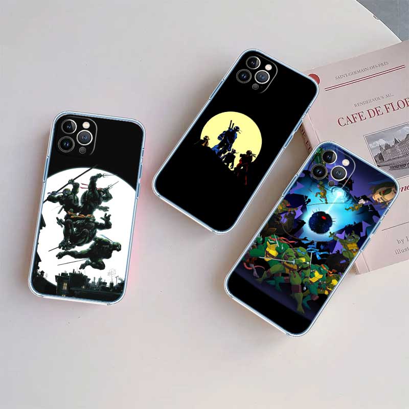 RE61 TMNT Transparent Phone Case for Motorola Moto E13 E15 E20 E22 E22I E22S E30 E32 E40 E7 E7I G Plus Power Play Stylus G22 G14