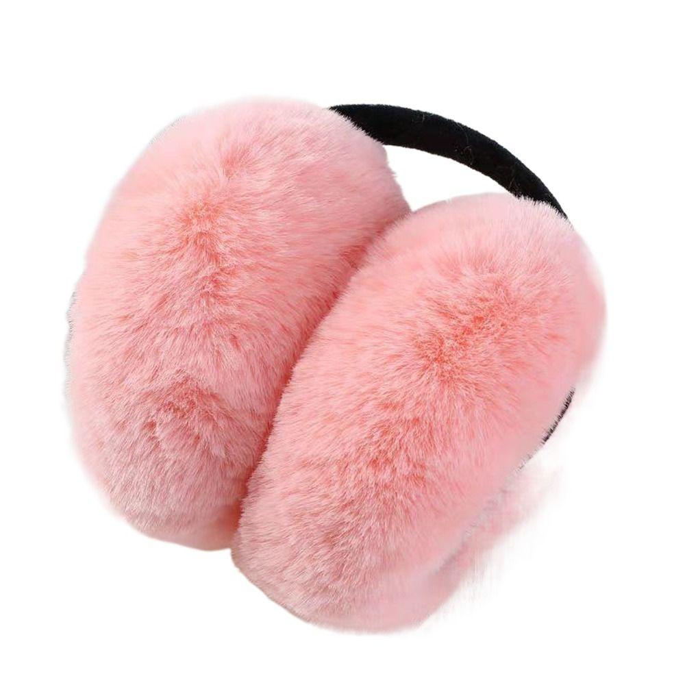 Soft Fashion Windproof Plush Cold-proof Winter Earmuffs Student Earmuffs Ear Cover Girl Earmuffs