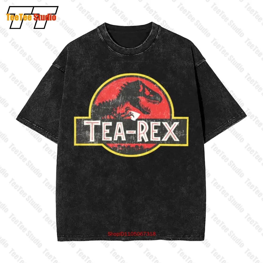 Tea-Rex I Tyrannosaurus Teafun Rex Dinosaur Dinosaurs Vintage Oversized T-Shirt GFLJ