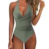 Женские цельные купальники с завязками на узле, струящиеся купальники, купальный костюм для похудения, купальный костюм
