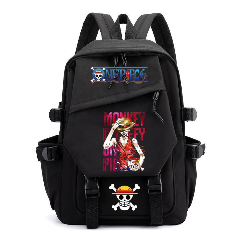 Anime peripheral ONE PIECE Luffy schoolbag Japanese retro backpack junior high school backpack computer bag