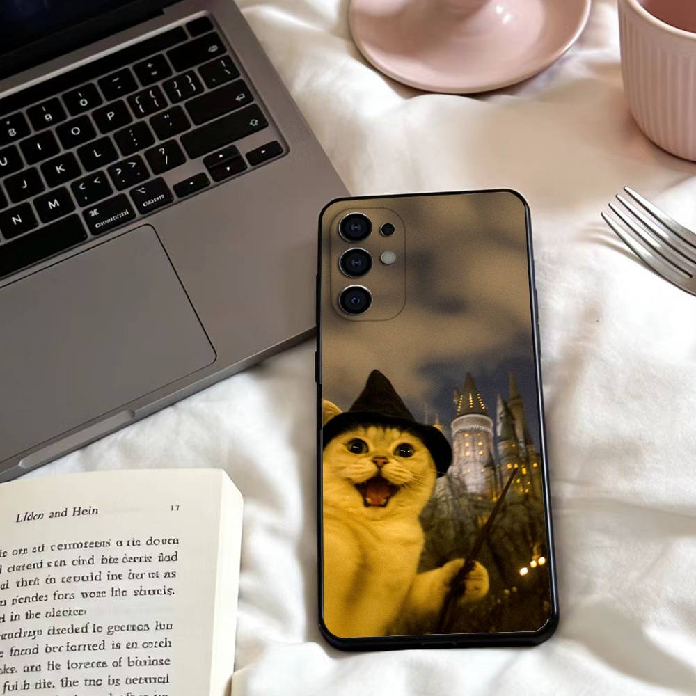 Чехол для телефона с рисунком 'пара любовь' для Samsung S25,24,23,22,30,21,10,9,Ultra,Plus,Lite,FE,4,5 G Мягкий Черный Чехол