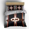 "Baseball Theme with Giants Logo Design" Print Bedding Set Duvet Cover Pillowcases (1* Duvet Cover 2* Pillowcases Do Not Include Comforter)
