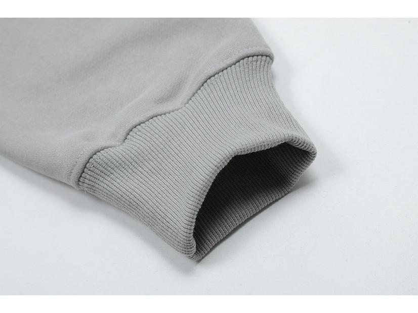 High Street Trend Brand ESSENTIALS Fleece-Lined Heavyweight Flocked Letter Hoodie for Men & Women