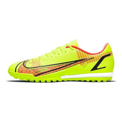 Футбольные бутсы Mercurial Vapor 14 Academy с круглым носком, на шнуровке, TF, мужские, футбольные бутсы, флуоресцентно-желтые, CV0978-760