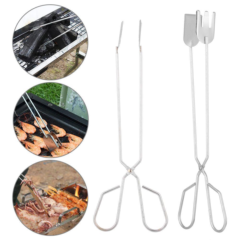 Portable BBQ Tools Grilled BBQ Tongs Barbecue Accessories Charcoal Clip Food Clip