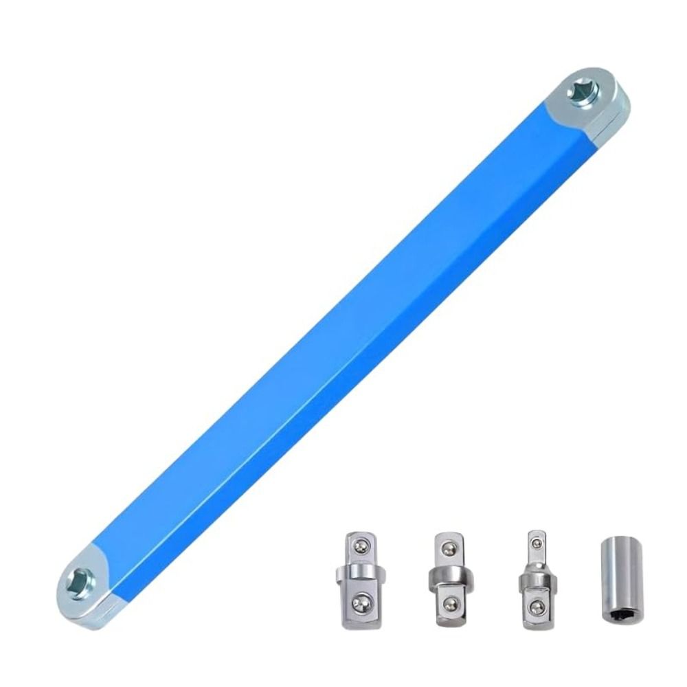 4 адаптера удлинителя ключ инструмент для узких пространств 1/2" 1/4" 3/8" Профессиональный смещенный удлинитель ключ головка трещотка