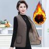 Women Vests Waistcoats Autumn Winter Button Lamb's Fleece Vests Sleeveless Jacket 5XL Large Size Button Coats Trendy Outwear