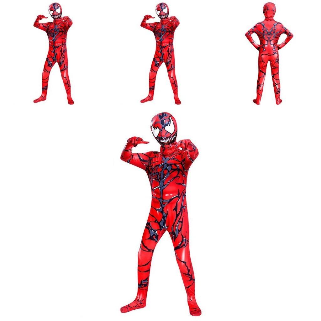 Костюм для косплея Черного Венома для взрослых и детей, костюм на Хэллоуин для фанатов Человека-паука