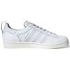 Adidas Originals Superstar Durable Low-Top Skate Shoes Men Sneakers White Gray FW6014