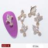 Crystal Charms Nail Art Jewelry Pendant Chain Butterfly Nail Rhinestones Nail Art Decorations
