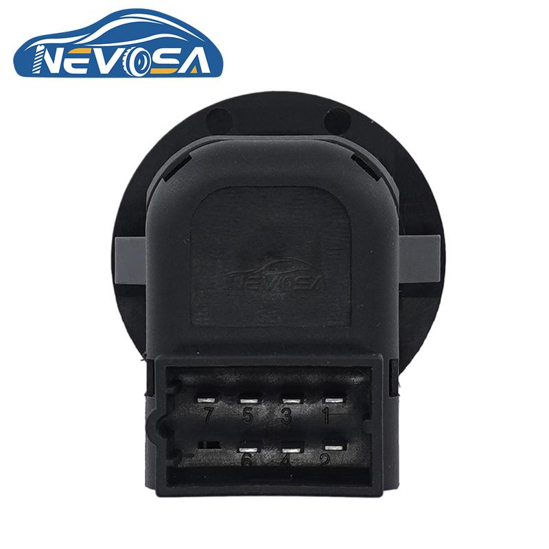 NEVOSA 93BG17B676BB For Ford Mondeo MK2 MK3 Car Rearview Rear Mirror Remote Control Switch Adjustment 7P 93BZ17B676BA