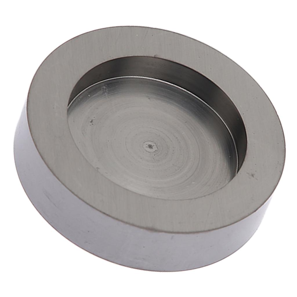 Jewelry Metal Refining Mold Disk Strong Stability Heat Resistant Graphite Crucible for Melting