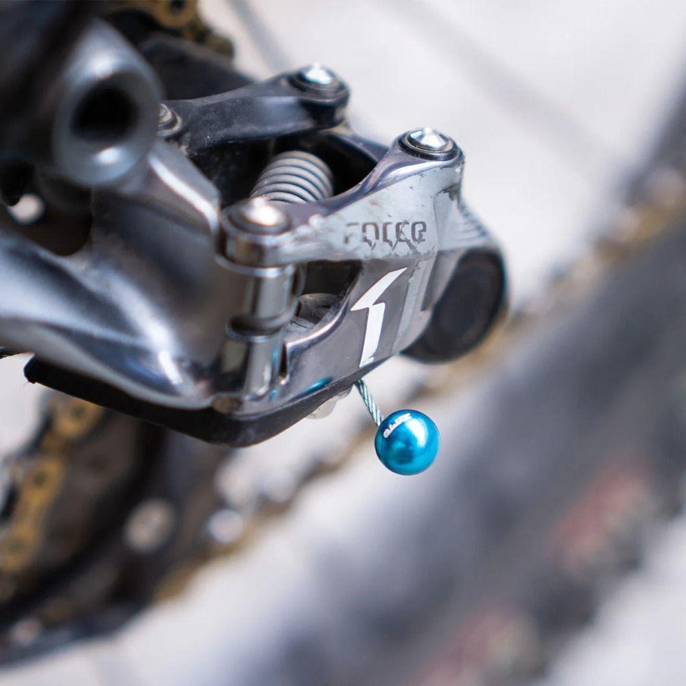 Reusable Brake Cable Tips Screw Fixed Derailleur Crimps Bicycle Accessories For Cable Replacement