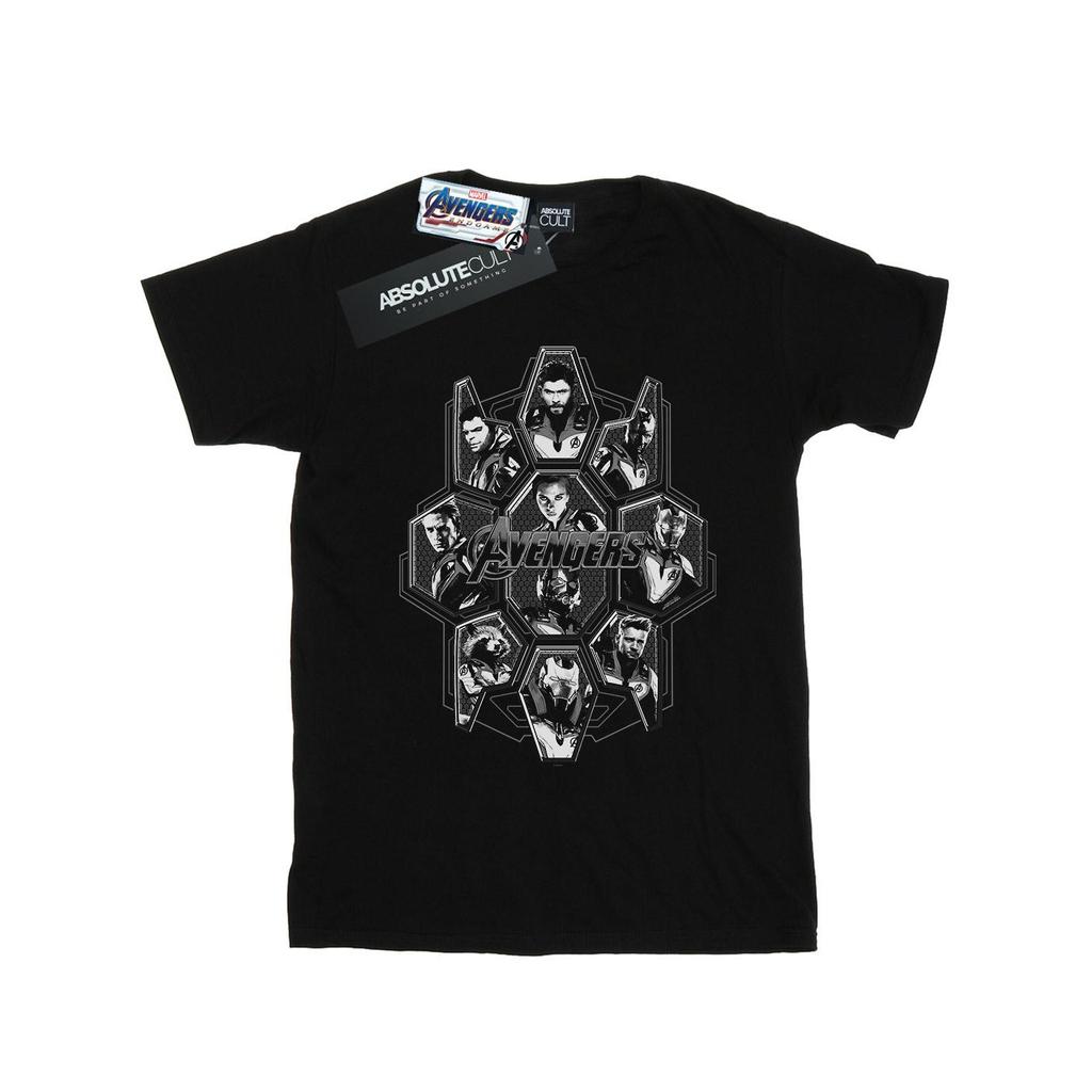 Marvel Mens Avengers Endgame Hero Shapes T-Shirt