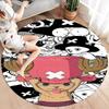 One Piece Tony Tony Chopper Round Area Rug Carpet Rug For Living Room Bedroom Sofa Playroom Decor Nonslip Floor Mat