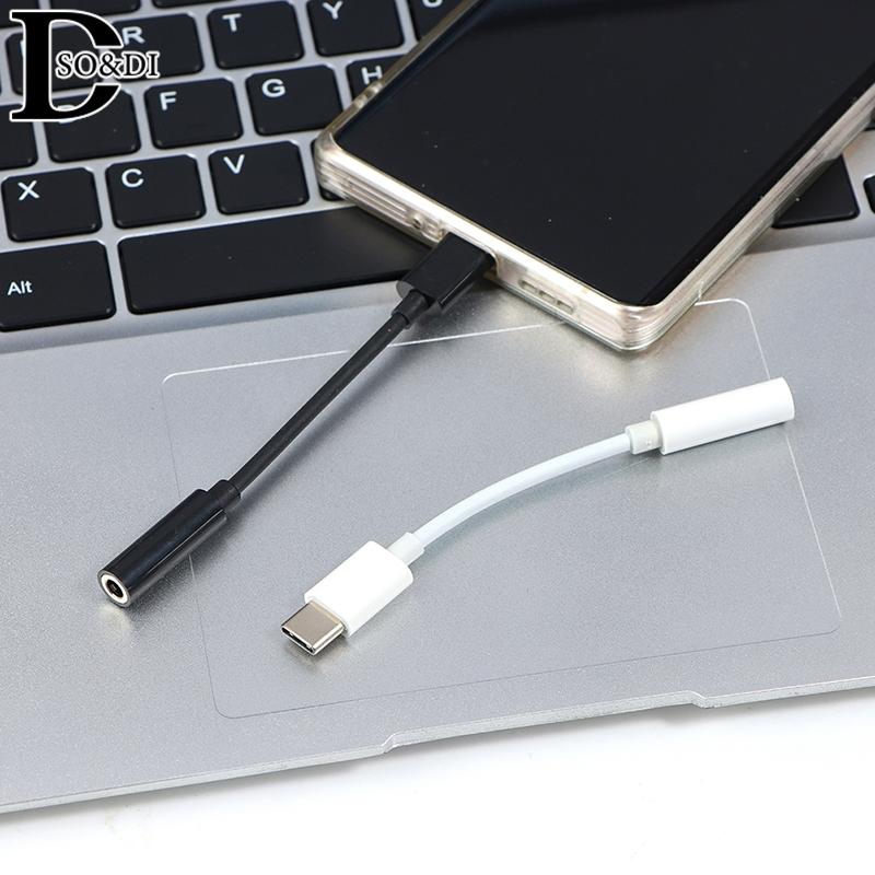 Type C To 3.5mm Earphone Jack AUX USB C Cable Headphones Adapter 3.5 Jack Audio Converter Cable For Huawei P20 Xiaomi Redmi