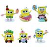 6Pcs/Set Spongebob Squarepants Anime Figures Toy Peripheral Collectible Model Doll Fans Gift