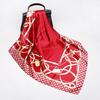 New Silk Printed Scarves Women'S 90Cm Satin Square Scarf