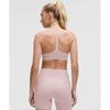 Lululemon Flow Y BrA Nulu Light Support AC Cups Pink hAze