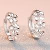 Hot-selling Flower Earrings High-end Fashion Zircon Camellia Earbuds Fresh Small Earrings Earrings