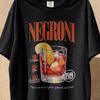 Negroni Cocktail Shirt and kids tshirt | Retro Graphic Tee, Oversized Bartender Apparel