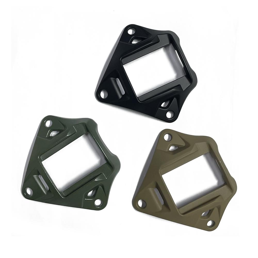 Тактическое шлемное крепление-рамка NVG кожух Алюминиевый адаптер 3 отверстия Скелетное крепление ARC рельса Для шлема FAST MICH Аксессуар