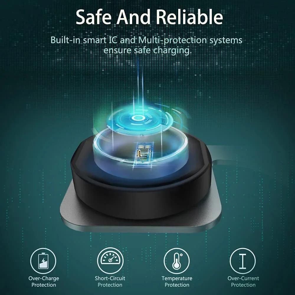 Подставка-зарядка с USB-кабелем для зарядки для Amazfit GTR 3/4/ GTR 3 4 Pro/ GTS 3/ T-Rex 2 Зарядная док-станция для умных часов Amazfit GTR3